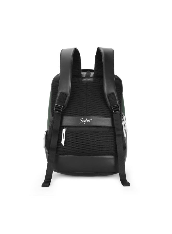 سكاي باجز Skybags EKOH 02 3 Compartment LAPTOP BACKPACK GREEN - Image 4